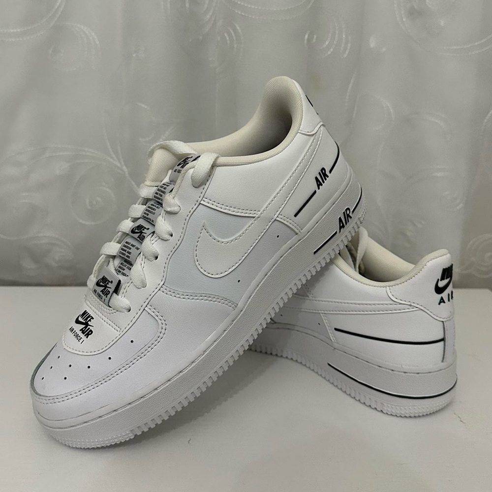 Nike Air Force 1 LV8 3 White Black (GS)